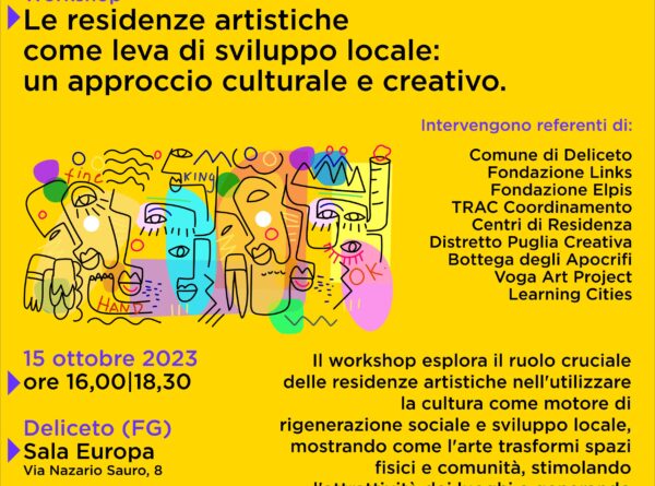 Le Residenze Artistiche come leva di sviluppo locale: un approccio culturale e creativo